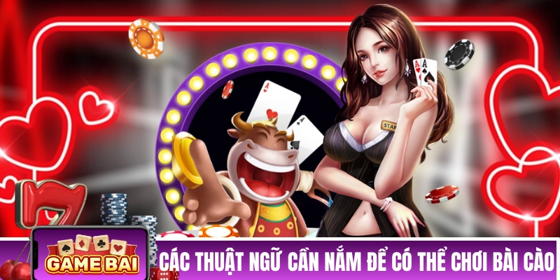 Các thuật ngữ cần nắm để có thể chơi Bài Cào