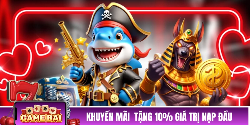 Khuyến mãi VAOBET tặng 10% giá trị nạp đầu