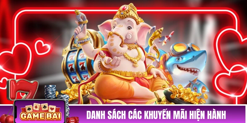 Danh sách các khuyến mãi hiện hành tại VIP79