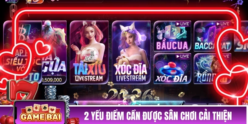 2 yếu điểm cần được sân chơi cải thiện