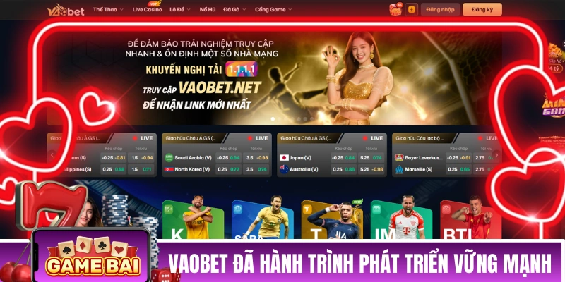 Đánh Giá VAOBET - Vào Là Mê, Chơi Là Đổi Đời! VAOBET đã hành trình phát triển vững mạnh